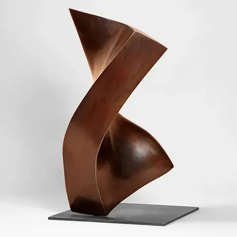 Sculpture Pli en acier corten