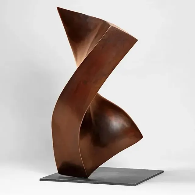 Sculpture Pli en acier corten