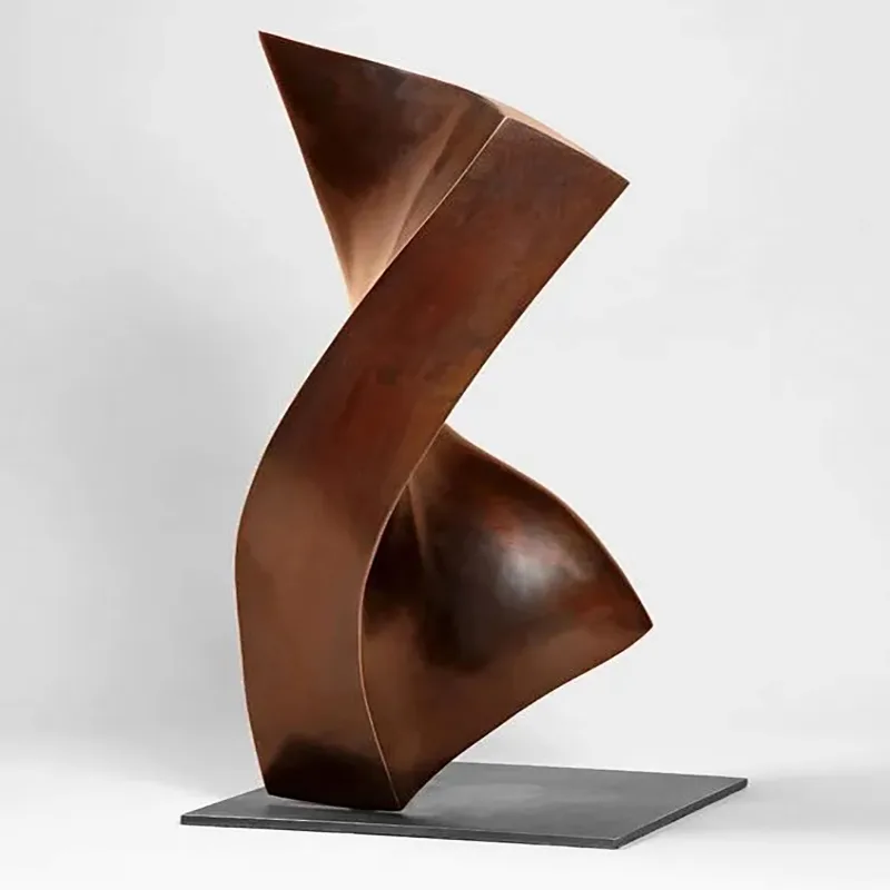 Sculpture Pli en acier corten